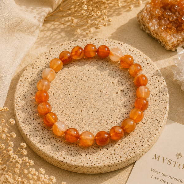 Mystova Carnelian Crystal Bracelet