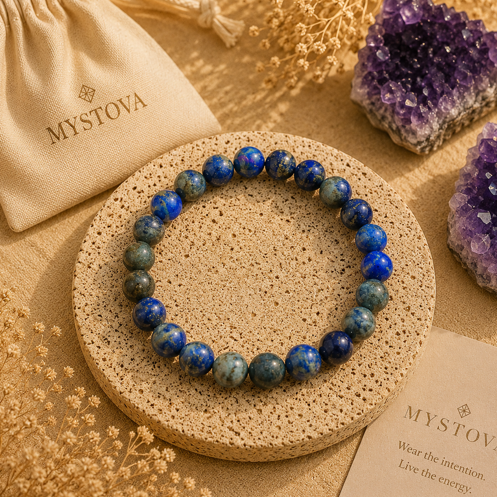 Mystova Lapis Lazuli Wisdom Bracelet