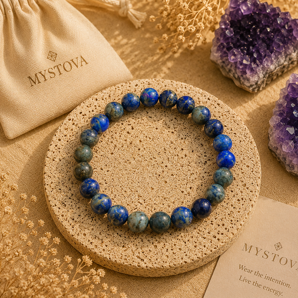 Mystova Lapis Lazuli Wisdom Bracelet